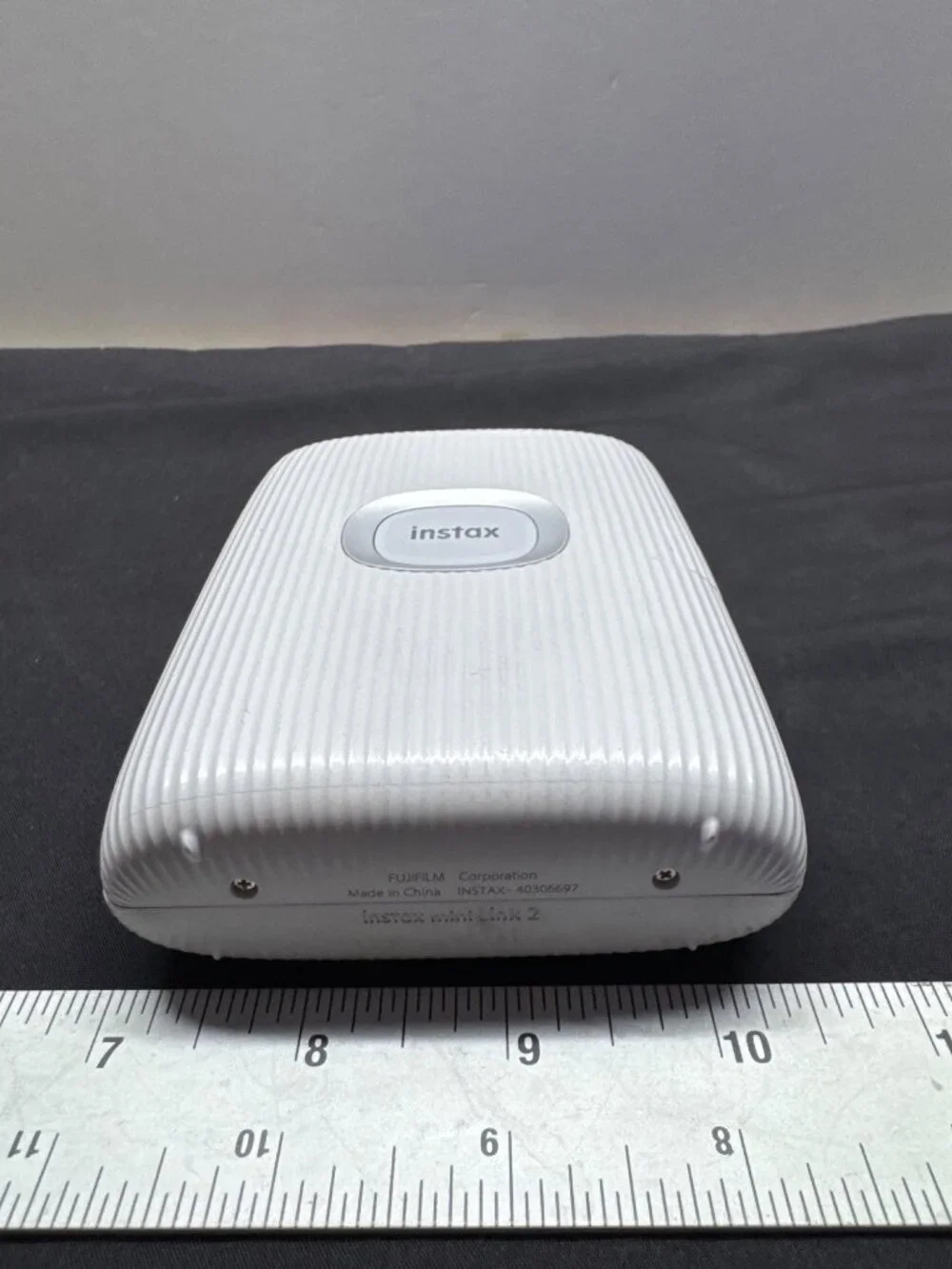 Fujifilm Instax Mini Link 2 Smartphone Printer Ash White Bluetooth Compact Porta